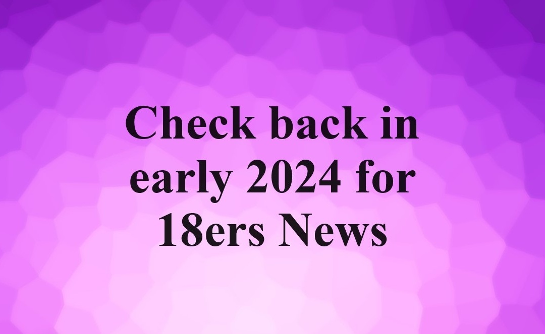 Check back in early 2024 for news